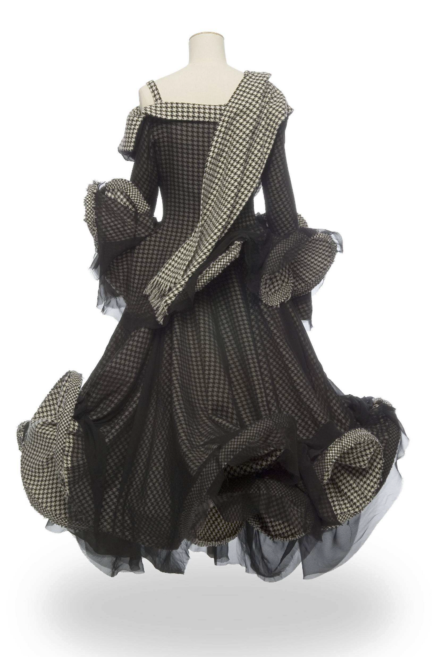 Veste et jupe en lainage - look! 40 ans de mode au musee des arts decoratifs, exposition paris 2026-2027